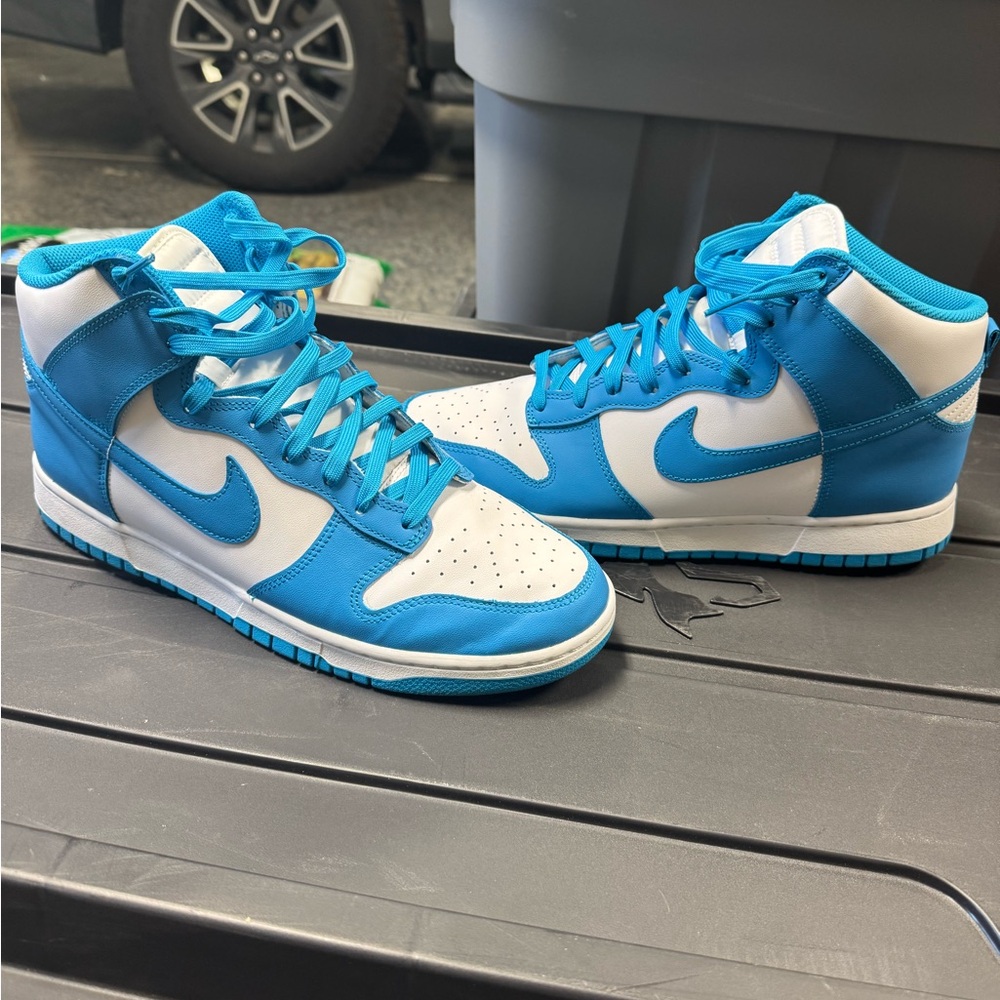 Nike Dunk “laser blue” high top size 12 men’s